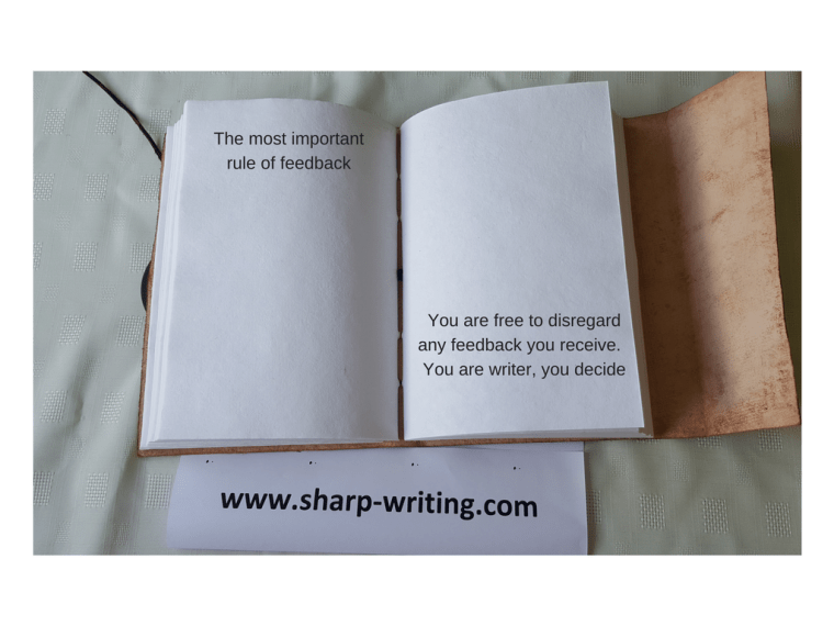 You are free to disregard any feedback you recieve if you have good reason to