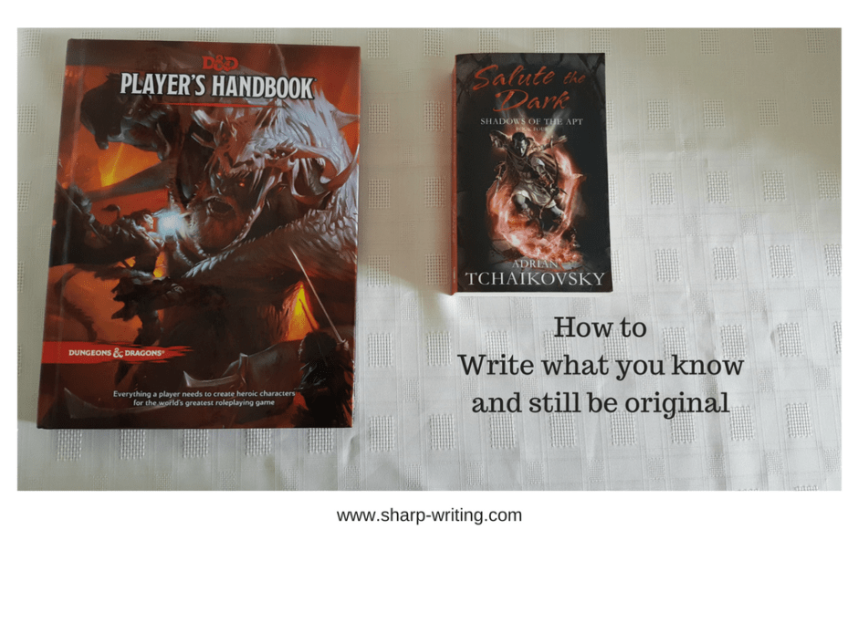 how to write what you know but still be original